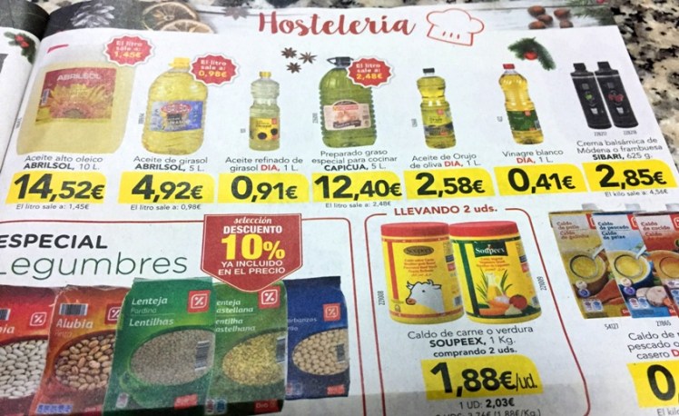 aceites horSTELERIA